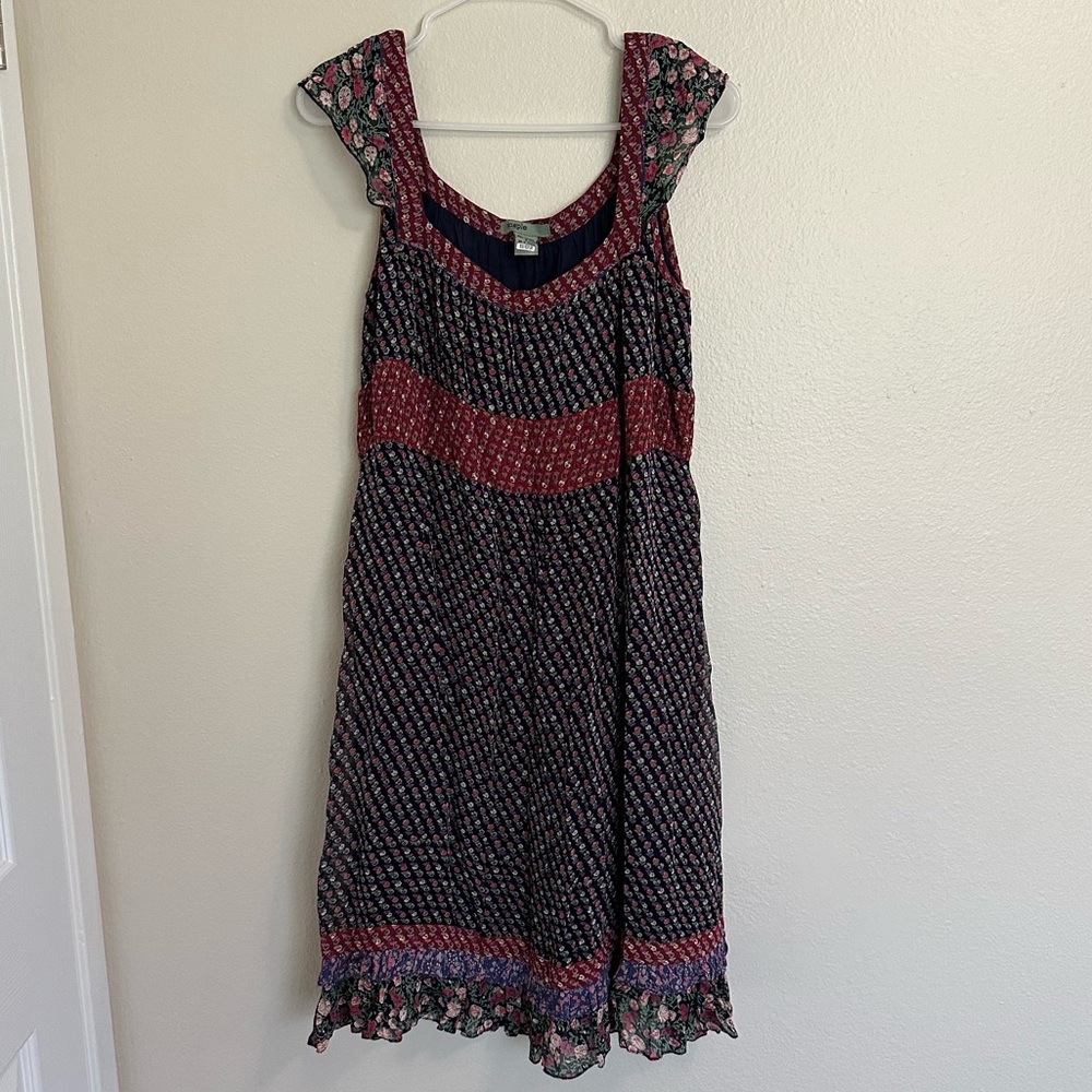 Anthropologie Maple Floral Dress